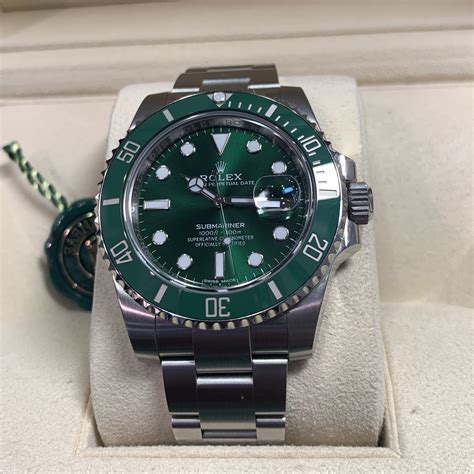 Rolex Submariner Hulk 116610LV Price Chart 